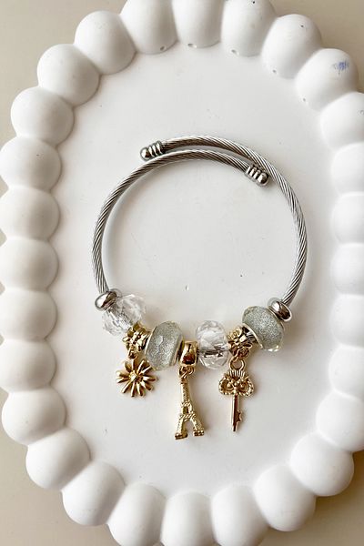 Fubena 8023 Model Eiffel Steel Bracelet - Hanging Design