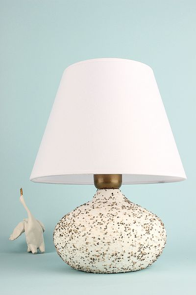 Hmydesign Chasse White Ceramic Lampshade - Handmade
