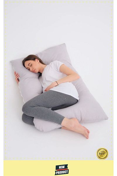 OMZ Washable Covered Back Leg and Belly Support Pillow for Pregnant Women