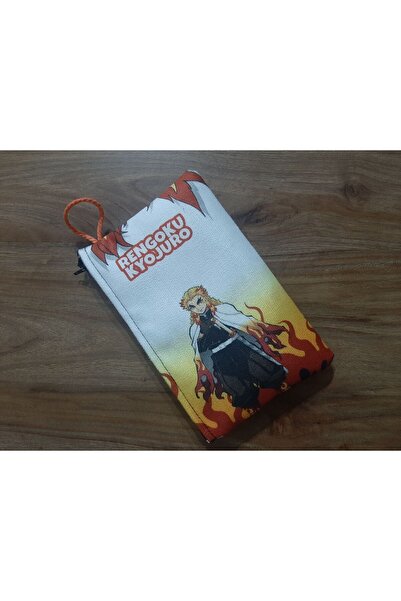 owl bag Несесер за моливи с шарки Rengoku Kyojuro, убиец на демони - портфейл