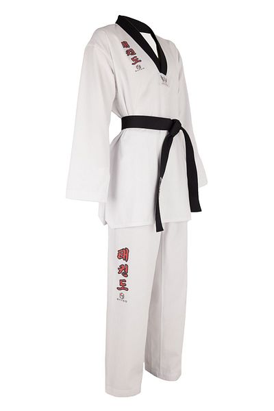 Saydo Elite Μαύρο Γιακά Ταεκβοντό UNISEX Φόρεμα