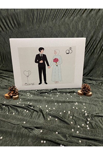 giftpuffy Söz Nişan Bohça Gelin Damat Çeyiz Kutusu