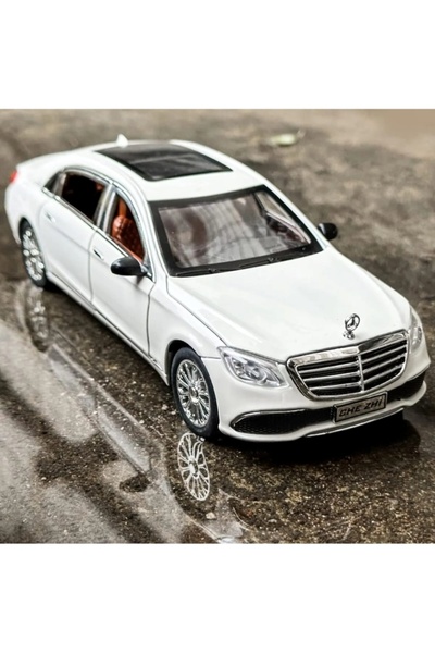 scntoys Mercedes-Benz Araba Mercedes E300L Araba 1:24 Diecast Metal Model Kol...