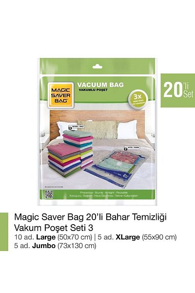 Magic Saver Bag 20-Piece Vacuum Bag Set-3