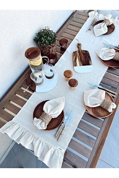KaiHome Set of 4 100% Linen Napkins