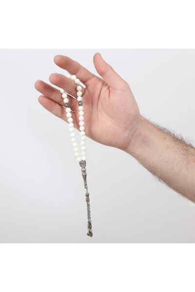Golden Palace Certified Mother of Pearl Natural Stone Men's Rosary |   Gift Natural Stone