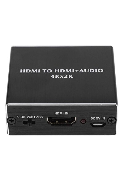boblov HDMI Ses Ayırıcı 4K*2K HDMI'dan Optik Spdif Toslink HDMI 3,5 mm Ses Dönüştürücü 2CH 5.1CH 3 Ses Modu