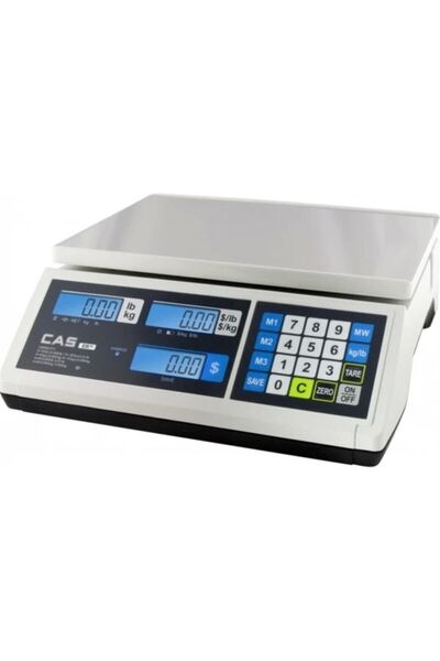 CAS Er-jr 30 Kg 5 gr Fiyat Hesaplamalı Terazi