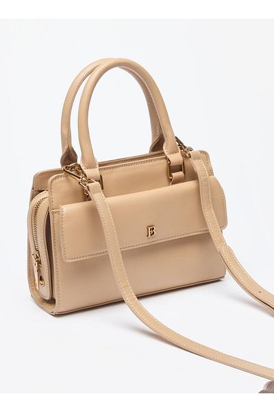 Flora Bella by Shoexpress Flora Bella Textured Tote Bag with Detachable Strap and Zip Closure