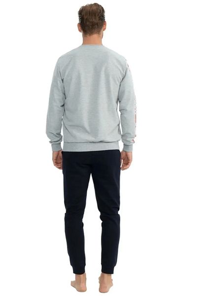 U.S. Polo Assn. Ανδρικά γκρι ρούχα για το σπίτι με άδεια USPA - 2024-2025 Νέα συλλογή