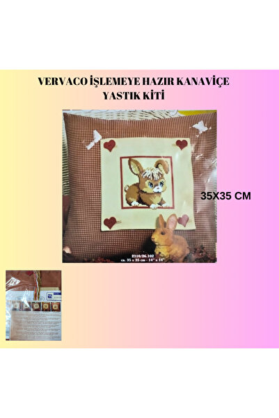 Vervaco İŞLEMEYE HAZIR KANAVİÇE YASTIK KİTİ-26102