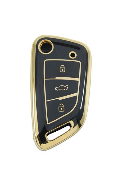 NADİR Black-Gold Auto Key Control Container Case for FEM Type Switchblade Controller