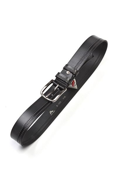 Aka Black Genuine Leather Sports Men's Belt - S133