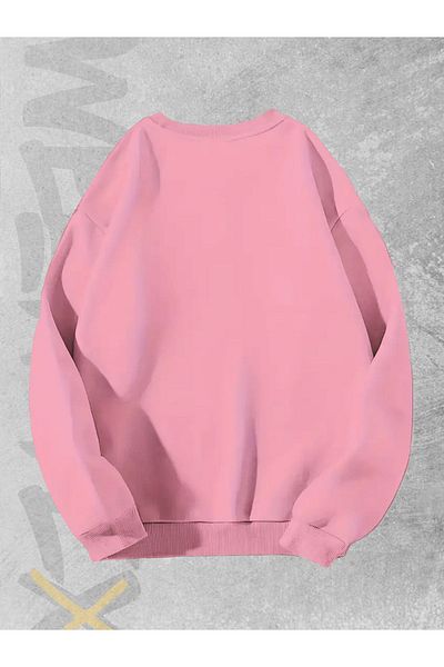 WEARTEX Stay Calm Printed Unisex Oversize Sweatshirt - Crew Neck Hoodie
