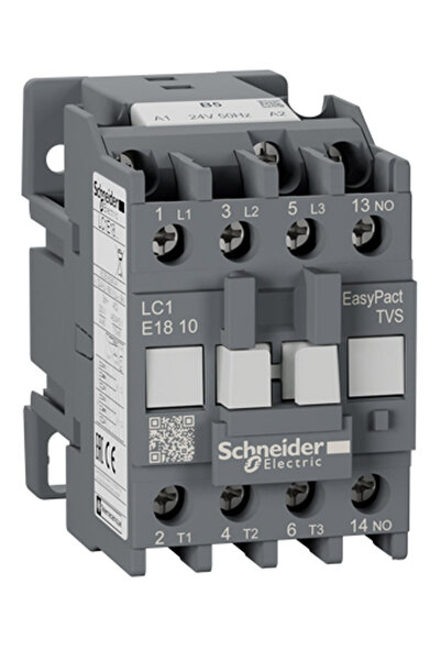 SCHNEIDER EASYPACT TVS LC1E1810B5 3P 18A 24VAC GÜÇ KONTAKTÖRÜ
