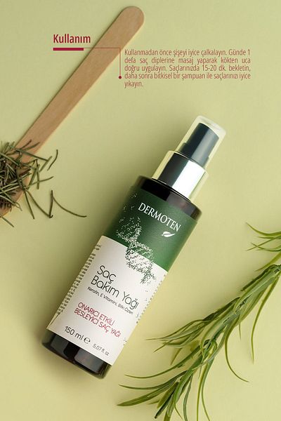 Dermoten Hair Care Oil Repair with Keratin and Vitamin E 150 ml