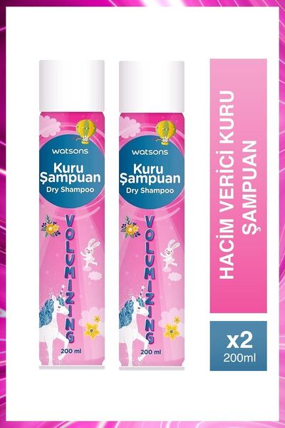 Watsons Kuru Şampuan Volumizer 200 ml 2 Adet