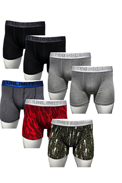 7'li Mix - 4 Bamboo + 2 Cotton + 1 Modal BOXER