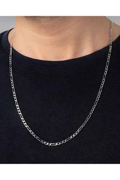 CEVHERİN Unisex Zincir Kolye 4,1 Mm
