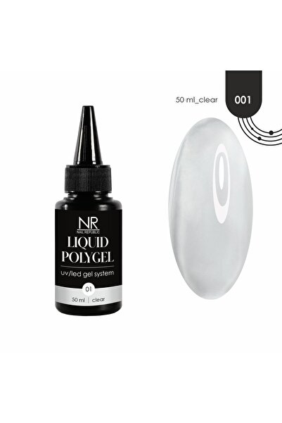 Nail Republic Nr Jel Likit Liquid Polygel Clear 1 50 ml