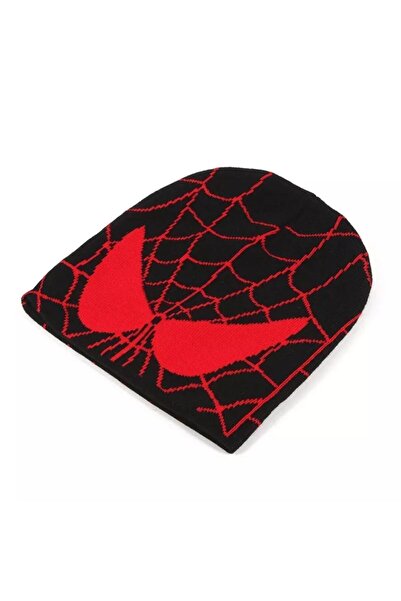 Köstebek Black Spider-Man Face Beanie