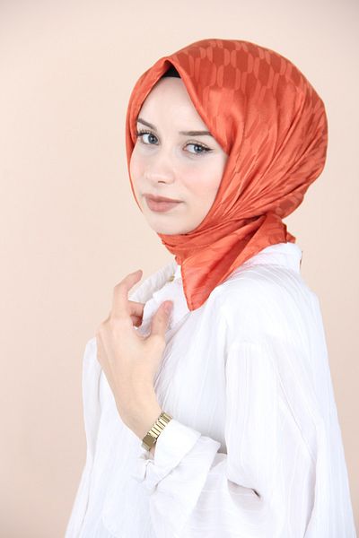 Emproyal Φουλάρι με μοτίβο πλέγματος Imperial Jacquard