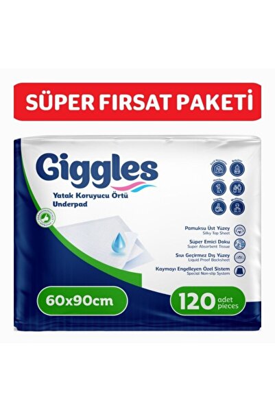 giggles 60x90 Yatak Koruyucu Örtü 120 Adet