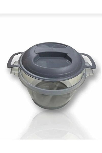 Kitchen Line 3 Pieces of Lockable Plastic Pot Storage Container with Lid