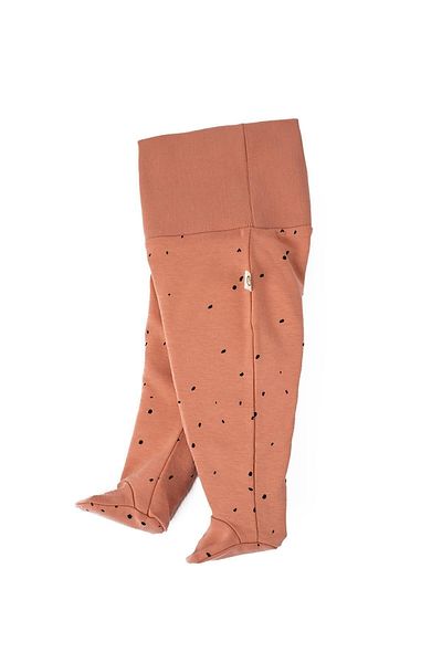 Little Gusto High Waist Booties Trousers Newborn Cosmos Pink Organic Cotton