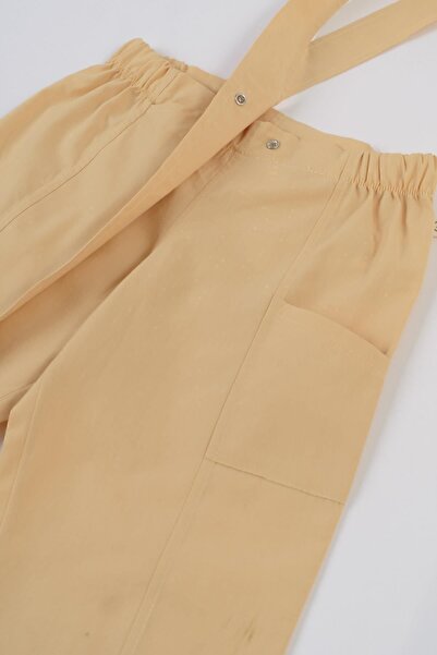 Little Gusto Çocuk Salopet  Pantolon Sarı