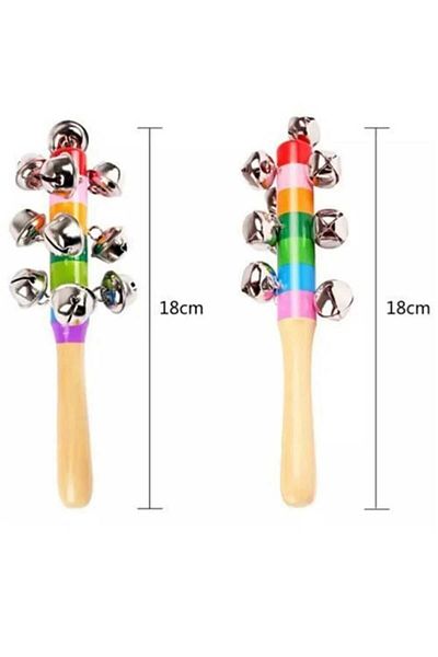 brtticaret Wooden Handle Bell