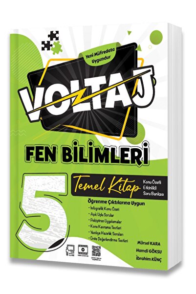 Berkay Yayıncılık 5.SINIF VOLTAJ TK FEN BİLİMLERİ TEMEL KİTAP