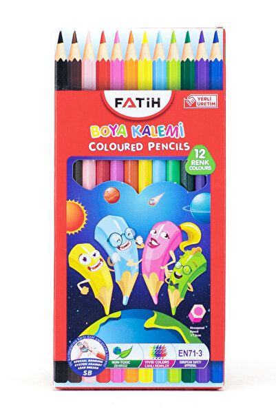 Genel Markalar Kırtasiye Kuru Boya Kalemi ilkokul Ortaokula SB Dayanıklı Uçlu...