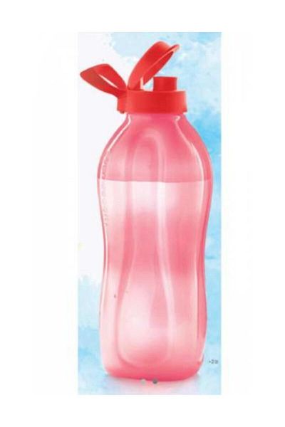 Tupperware زجاجة مياه سعة 1.5 لتر باللون الوردي