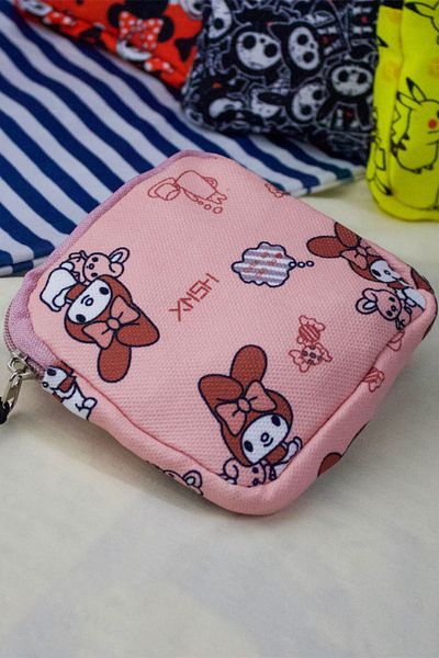 Köstebek Pink Anime Fantasy Magic Melody Candy Collage Makeup Bag