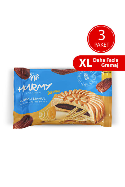 HURMY Şeker İlavesiz Tereyağlı Hurmalı Mamül 60g X 3 Paket