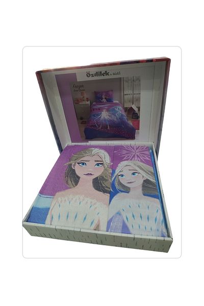 Özdilek Single Self-Privation Pique Set - Elastic Sheet, Licensed Frozen