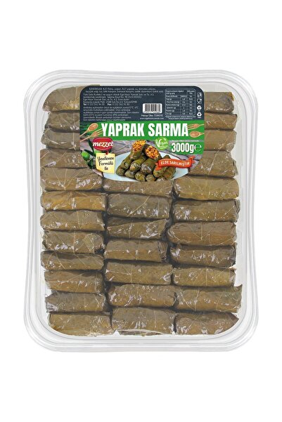 Mezzet Domates Salçalı El Yapımı Yaprak Sarması 3 kg - Vegan ve Koruyucusuz