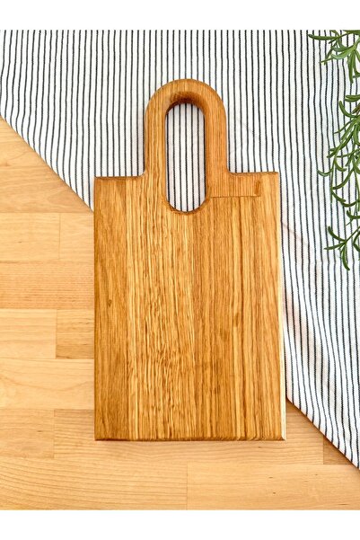 Mottogo Decorative Rectangular Cutting Board with Handle 17x32 Cm