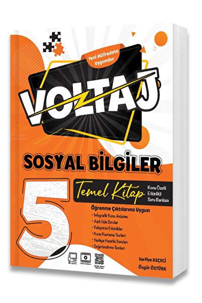 Berkay Yayıncılık 5.SINIF VOLTAJ TK SOSYAL BİLGİLER TEMEL KİTAP