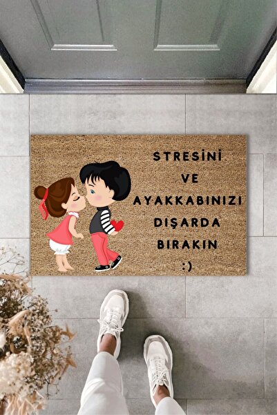Dormot Home Dijital Baskı Modern Sevimli Çift Temalı -  Kişiselleştirebilir K...