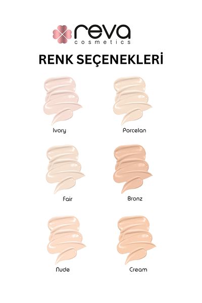 REVA Nude Hybrid Foundation Spf 20 - محتوى نظيف ونباتي، كريم أساس هجين - رقم: 504