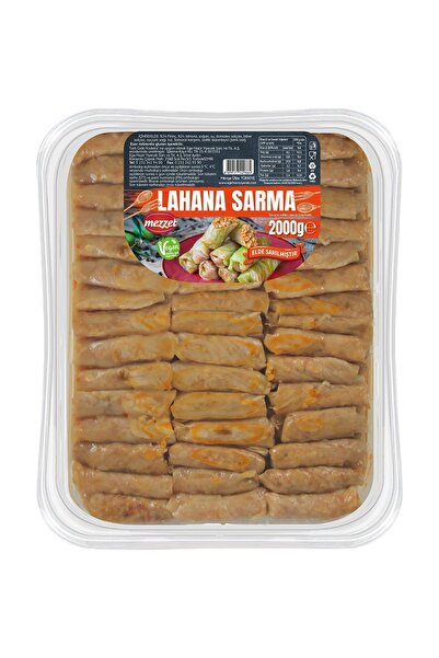 Mezzet Vegan Koruyucusuz 2 Kg Elle Sarılmış Lahana Sarması