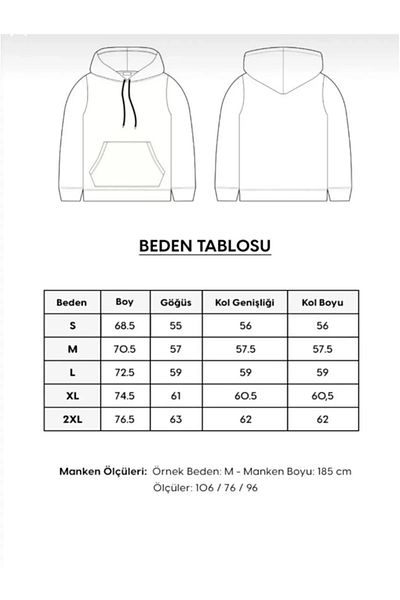 Karatopak Hanorac imprimat unisex cu glugă și buzunar cangur