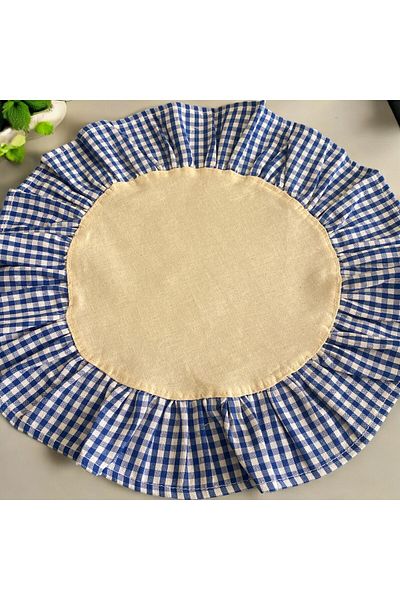 Erba kreasyon 2 bucăți - American Service, Gingham Pattern și Ruffle Suppla
