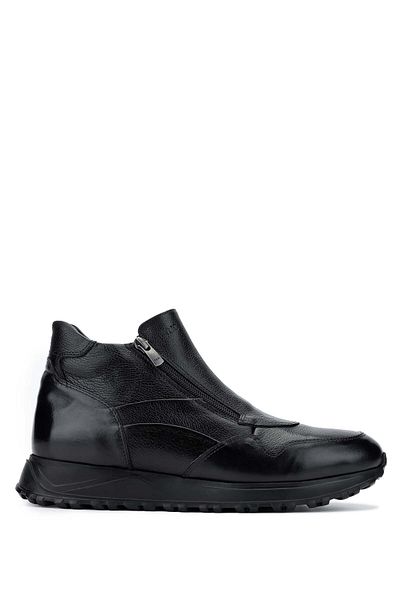 Tamer Tanca Genuine Leather Men's Black Casual Boots