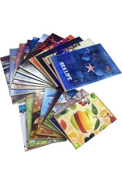 Komeks Copertă din plastic pentru notebook cusut în carouri 40 Yp A5 40/4-12 Pachet-12-pkt