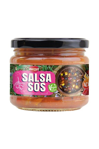Mezzet Vegan Koruyucusuz 300 gram Acılı Salsa Sos