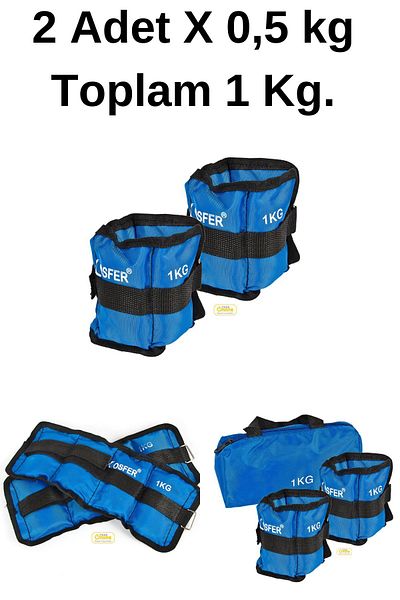 welcomein Cosfer Hand and Foot Weight with Carrying Bag Fitness Cardio Conditioning Physical Therapy