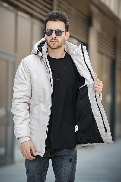 Oksit Αδιάβροχο παλτό με κουκούλα από γούνα Rabze